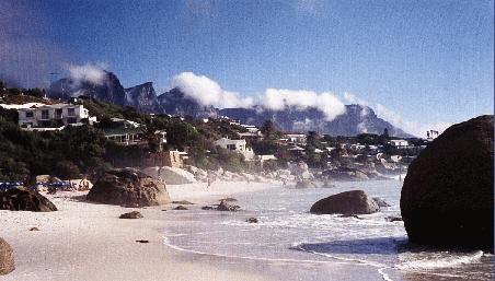 Am Strand von Cape Town.