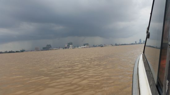 Kurz vor der Ankunft: das sieht nach Gewitter aus!