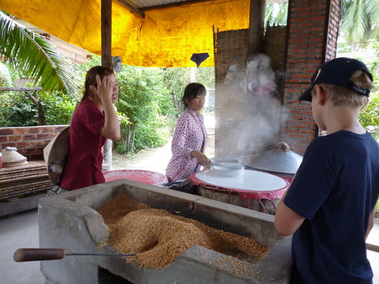 In der Reisnudelfabrik.