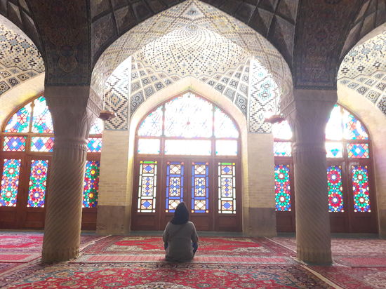 Besuch der Masjed-e Nasir-al-Molk (pinke Moschee)