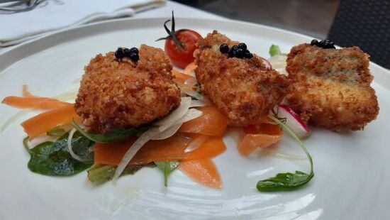 Kabeljau mit dicker Panade