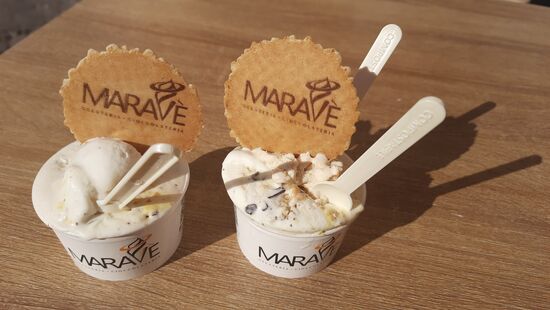 ....und danach ein leckeres Eis von "Maravè" 