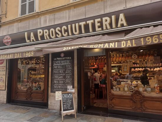 La Prosciutteria di Silvano Romani in der Via Farini