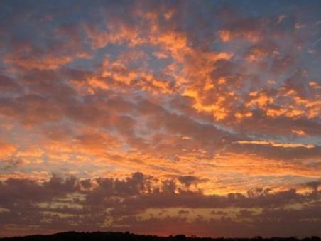 Am Ende des Tages mal wieder ein herrlicher Sonnenuntergang