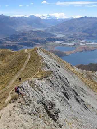 Der majestaetische Mt. Aspiring im Hintergrund