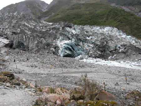 Die Auslaeufer des Fox Glaciers