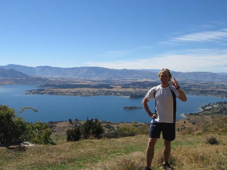 Schoener Blick auf Wanaka und dem See