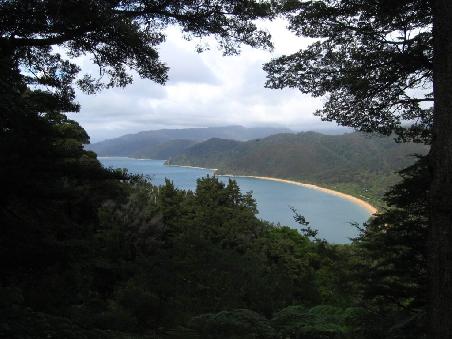 Die Aussicht vom Headland Track, auf die die meissten verzichten, weil er ihnen zu steil ist...