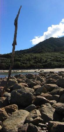 Mein Wanderstock, der mir eine grosse Hilfe war
