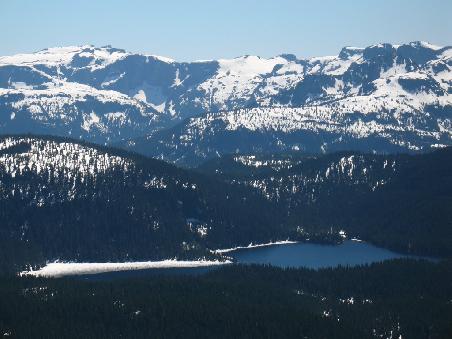Eines der letzten Fotos meiner Reise. Aussicht vom Mount Washington, Vancouver Island