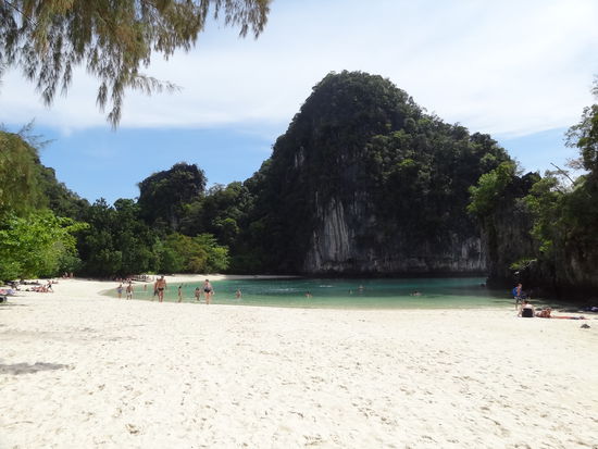 Der arme Remo musste am Strand warten...