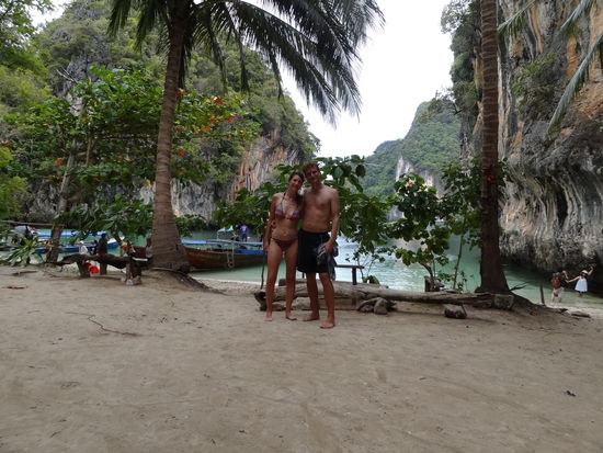 Kurzer Stop auf dem Rückweg auf Paradies Island... Naja, so ganz Paradies war das doch nicht...