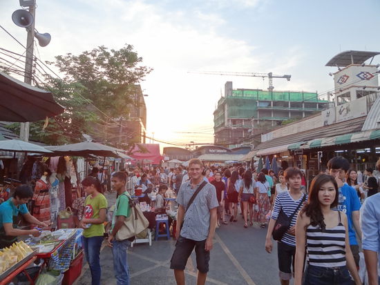 Weekendmarket in Bangkok.
