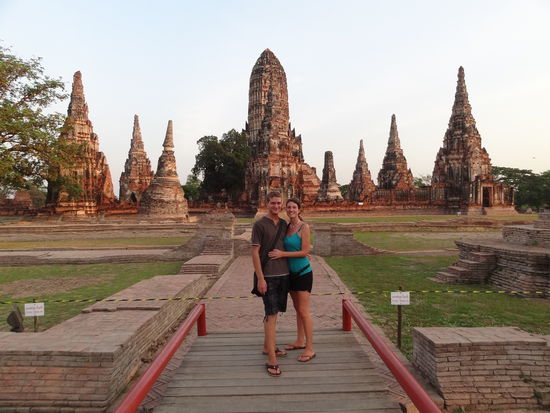 Tempelanlage auf der Bootstour.