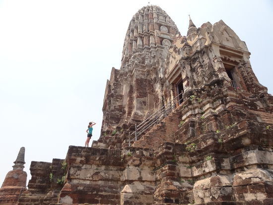 Wat Ratburana. Selbst die Überreste sind noch riesig!