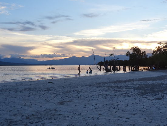 Pristine Beach in Puerto Princesa.