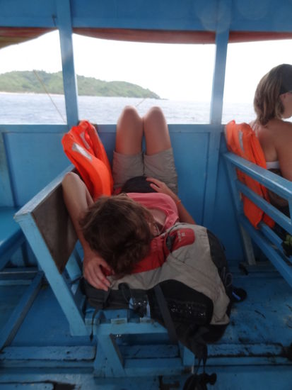 Überfahrt von El Nido nach Coron. Wann ist es endlich zu Ende.....!!!!!