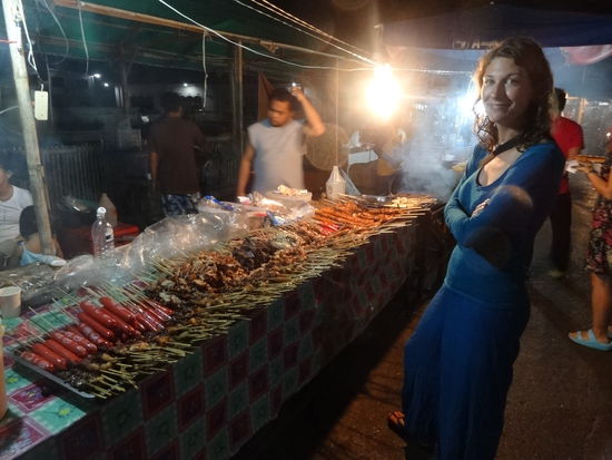 Strassenmarkt in Coron.