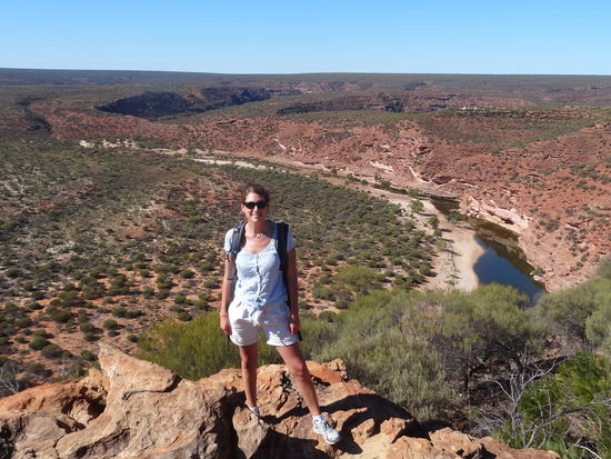Aussicht über das Tal im Kalbarri Nationalpark.
