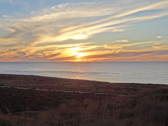 Sonnenuntergang vom Leutturm aus.