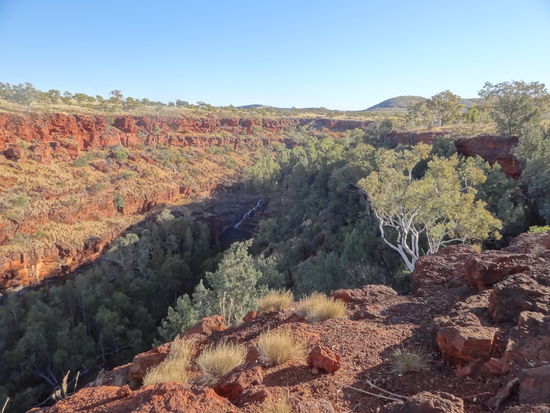 Karijini NP, eine der vielen Schluchten...