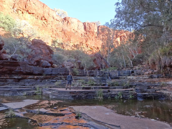 Wanderung zum Circular Pool.