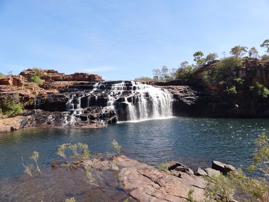Wasserfall bei Manning Gorge.