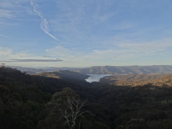 Ausblick auf den Fraser Nationalpark bei Eildon.