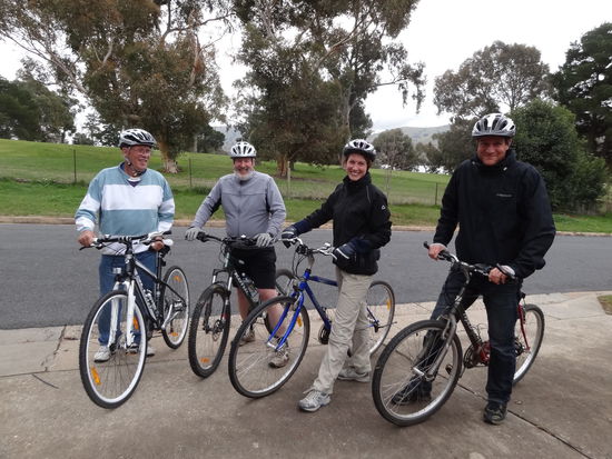 Velotour mit Gary und Rob.
