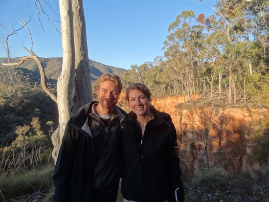 Wanderung um die alte Goldmine im Mitta Valley.