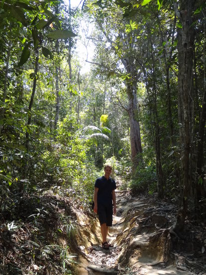 Remo im Nationalpark von Penang auf dem Weg zum Turtle Beach.