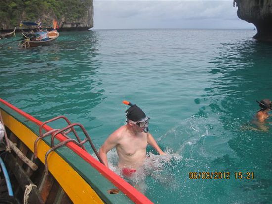 Ab ins Wasser zum Schnorcheln.