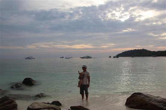 Das Meer und der Strand machen uns wirklich wahnsinnigen Spass.