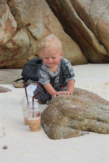 Und damit dann wieder an den herrlichen Strand.