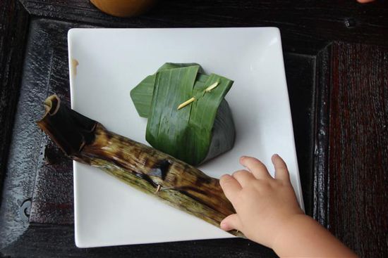 Oder aber frühstücken. Sticky Rice in allen Varianten.