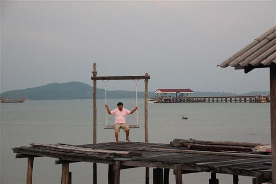 Der andere Nachbar hatte eine tolle Schaukel...