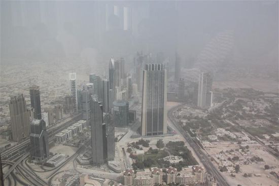 Zwischen all den schönen Wolkenkratzern gibts trotzdem nur ganz viel Sand...