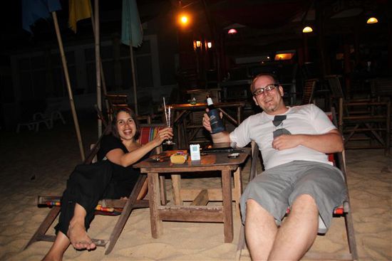 Dank Avent Babyphone geht das outchillen in der Chill Out Bar direkt nebenan wunderbar während der Ole schlummert!