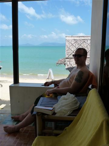Unsere Veranda.