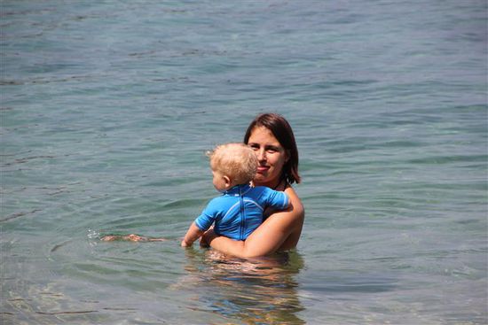 Der Strand und das Meer sind herrlich in der Jansom Bay.