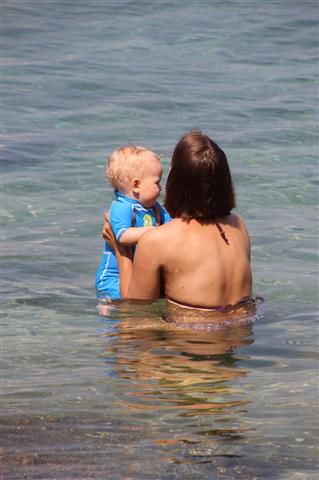 Es macht jeden Tag auf`s Neue Spass sich ins Meer zu stürzen.