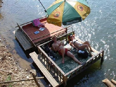 ..relaxen am Fluss...das tat gut...