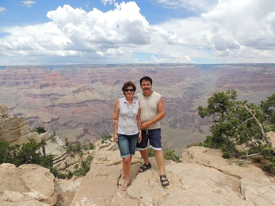 Wir waren hier, mittags...