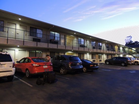 Endlich angekommen im Days Inn in Oakhurst.