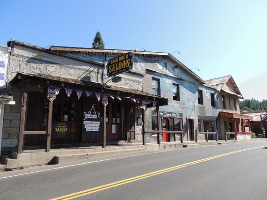 Saloon in der Goldgräberstadt