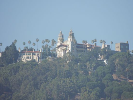 Hearst Castle mit der Kamera heran geholt