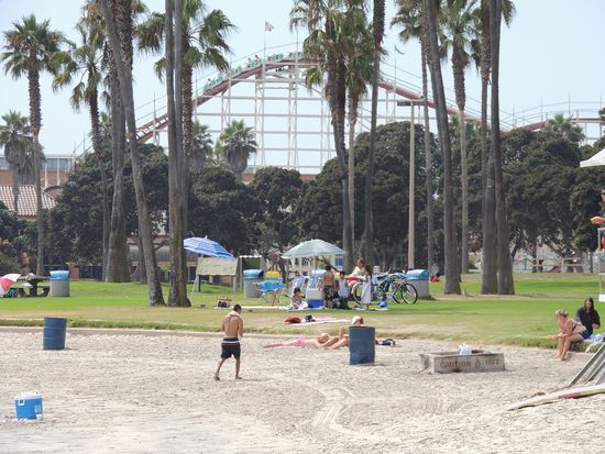 Achterbahn nach dem Baden