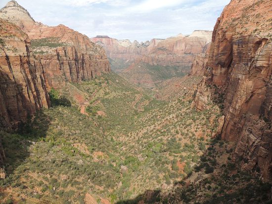 Die Belohnung- der Blick ins Tal!