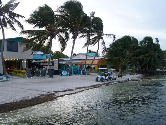 Ankunft Caye Caulker