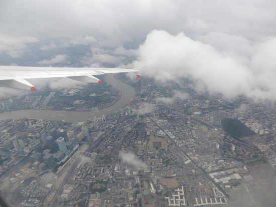 Anflug auf London